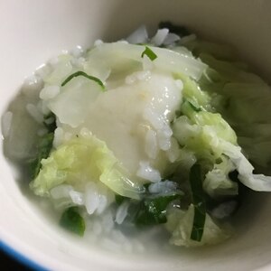 餅入り七草粥